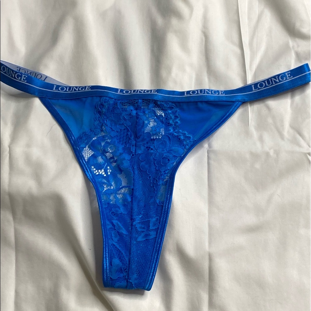 Royal blue lounge thong